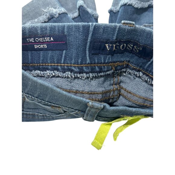 Vigoss Girls Denim Shorts With Unicorn Print & Star Patch Size 4 - Picture 2 of 7